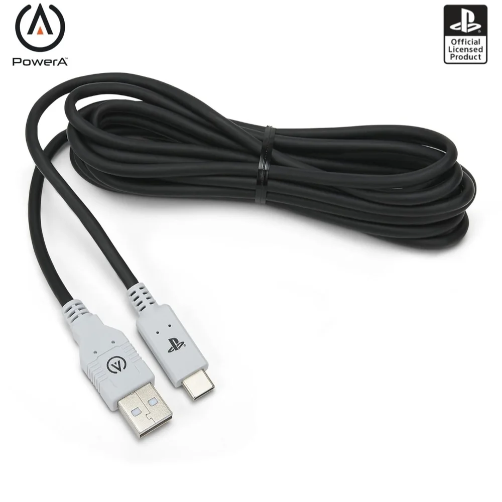 White USB Charging Cable for PlayStation,2 For $11
